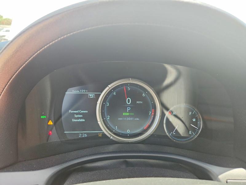2016 Lexus VIN JTHBZ1BL9GA006684 COPART salvage auction — FRONT END, Tx - Salvage Vehicle Title, sold $7,800 on 2026-07-30 (photo 9)