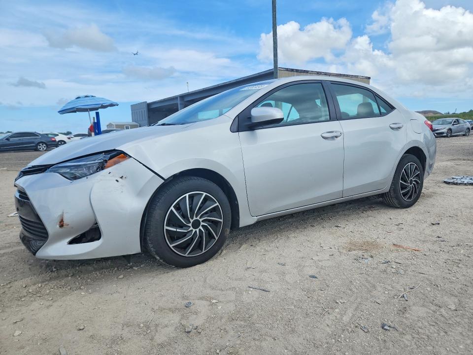 2017 Toyota Corolla VIN 5YFBURHEXHP707593 COPART salvage auction — FRONT END, Fl - Cert Of Title Slvg Rebuildable, sold $3,050 on 2026-07-28 (photo 1)