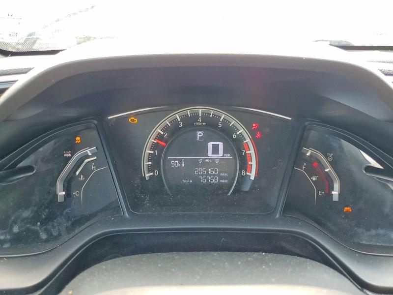 2018 Honda Civic VIN SHHFK7H24JU421238 COPART salvage auction — FRONT END, Md - Cert Of Title-Rebuilt Salvage, sold $2,500 on 2026-08-01 (photo 9)
