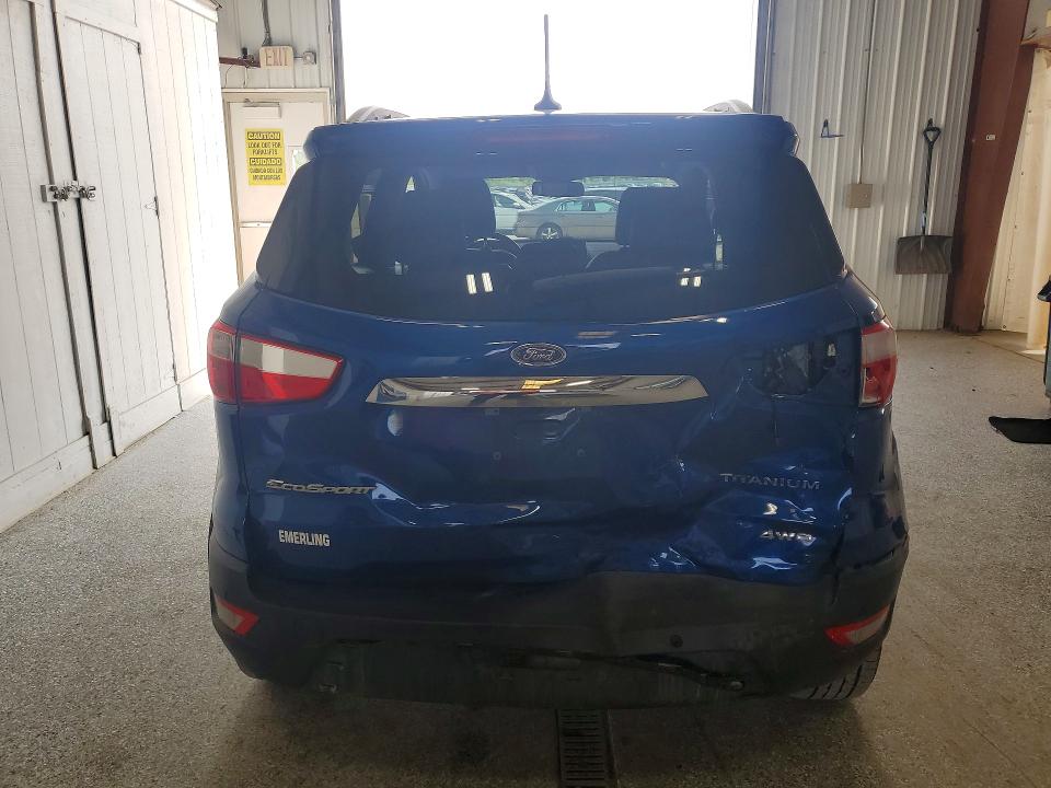 2022 Ford Ecosport VIN MAJ6S3KL8NC473198 COPART salvage auction — REAR END, NE - CERT OF TITLE-SALVAGE, sold $1,800 on 2026-07-29 (photo 6)