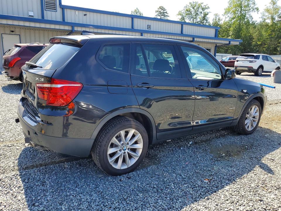 2013 BMW X3 VIN 5UXWX9C55D0A09365 COPART salvage auction — REAR END, NC - SALVAGE CERTIFICATE OF TITLE, sold $550 on 2026-07-30 (photo 3)