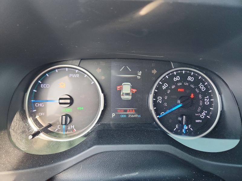 2022 Toyota Rav 4 VIN JTMRWRFV6ND564751 COPART salvage auction — REAR END, Tx - Salvage Vehicle Title, sold $15,399 on 2026-07-30 (photo 9)