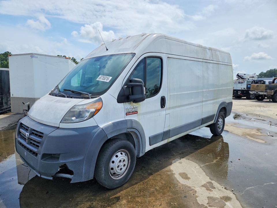 2017 Ram Promaster 2500 VIN 3C6TRVDGXHE512575 COPART salvage auction — FRONT END, Nc - Dealer Only Clean Title, sold $2,200 on 2026-08-02 (photo 1)
