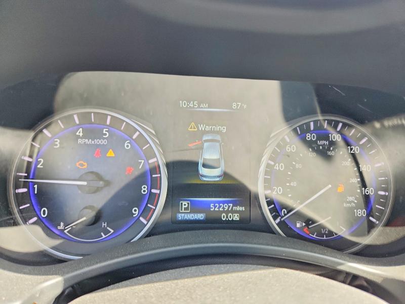 2017 Infiniti Q50 VIN JN1EV7AP6HM741725 COPART salvage auction — FRONT END, Nj - Cert Of Title-Salvage, sold $2,700 on 2026-07-24 (photo 9)