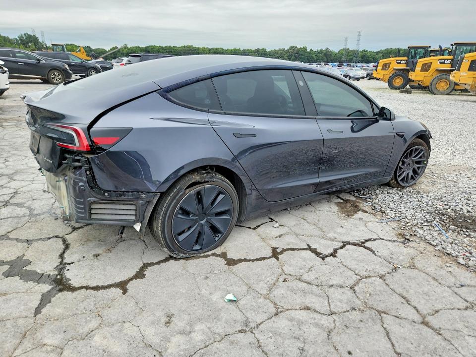2024 Tesla Model 3 VIN 5YJ3E1EB9RF822177 COPART salvage auction — REAR END, TN - SALVAGE CERTIFICATE, sold $14,800 on 2026-09-01 (photo 3)