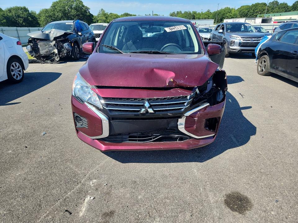 2024 Mitsubishi Mirage VIN ML32AUHJ2RH019063 COPART salvage auction — FRONT END, Fl - Cert Of Title Slvg Rebuildable, sold $100 on 2026-07-22 (photo 5)