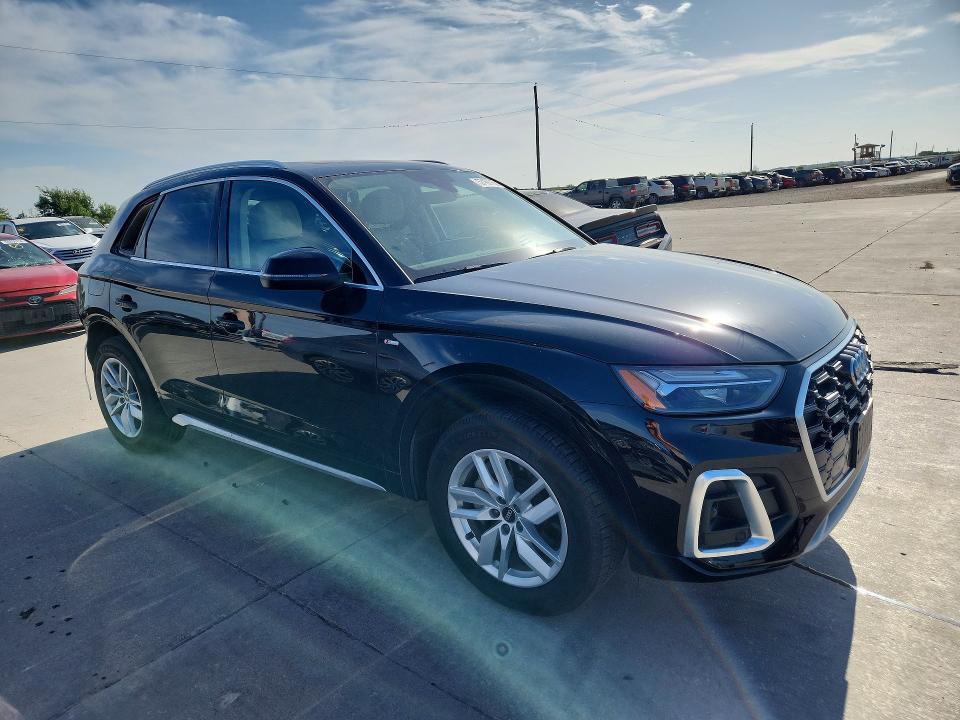 2022 Audi Q5 VIN WA1GAAFY8N2121525 COPART salvage auction — REAR END, Tx - Salvage Vehicle Title, sold $175 on 2026-07-30 (photo 4)