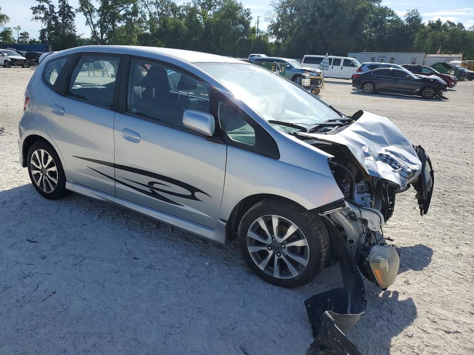 2012 Honda VIN JHMGE8H51CC011654 COPART salvage auction — FRONT END, Fl - Cert Of Title Slvg Rebuildable, sold $250 on 2026-07-28 (photo 4)