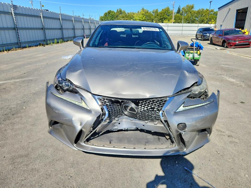 2015 Lexus Is VIN JTHBF1D20F5054594 COPART salvage auction — REAR END, Ca - Salvage Certificate, sold $325 on 2026-07-28 (photo 5)