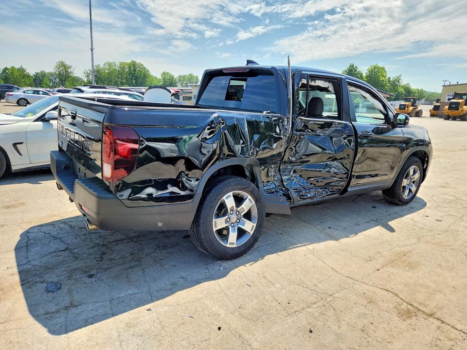 2024 Honda Ridgeline VIN 5FPYK3F59RB026216 COPART salvage auction — SIDE, Ny - Mv-907A Salvage Certificate, sold $7,600 on 2026-07-30 (photo 3)