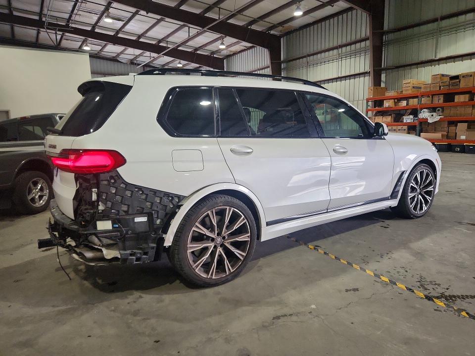 2022 BMW X7 VIN 5UXCX6C02N9J96015 COPART salvage auction — REAR END, Fl - Cert Of Title Slvg Rebuildable, sold $25,500 on 2026-07-27 (photo 3)