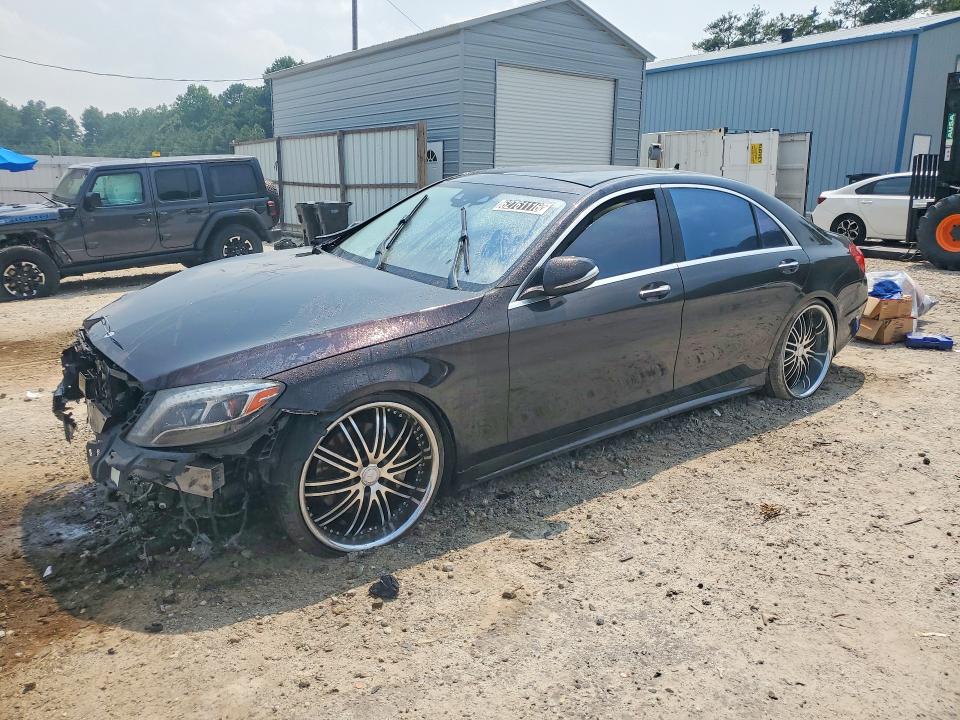 2014 Mercedes-benz S class VIN WDDUG8CB4EA009154 COPART salvage auction — FRONT END, GA - CERTIFICATE OF TITLE, sold $975 on 2026-08-11 (photo 1)