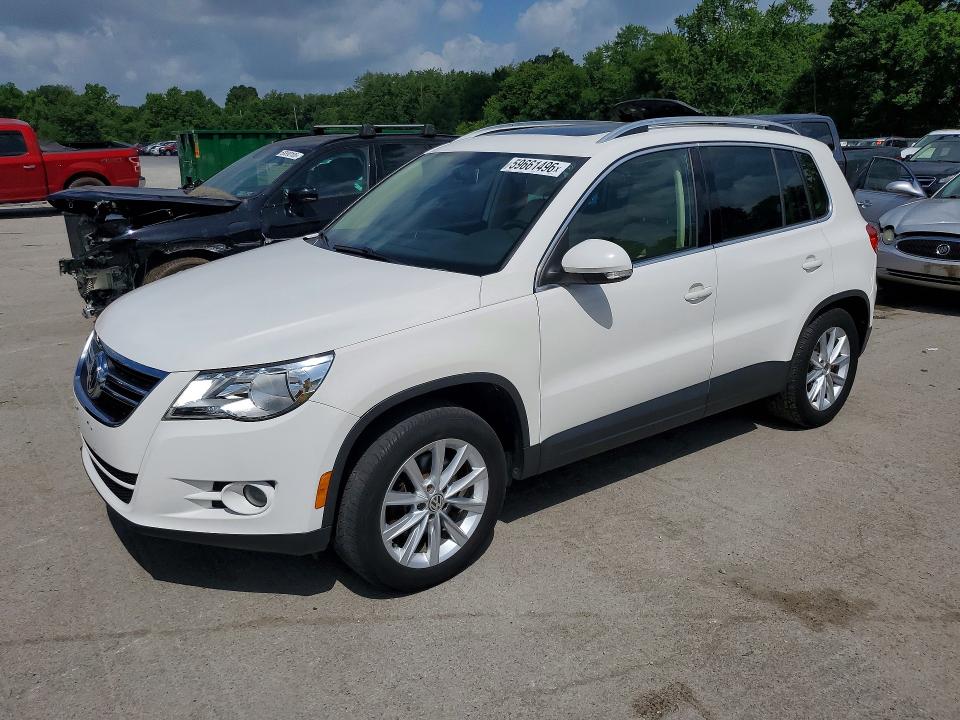 2011 Volkswagen Tiguan VIN WVGBV7AX8BW548841 COPART salvage auction — HAIL, Pa - Certificate Of Salvage, sold $3,600 on 2026-07-23 (photo 1)