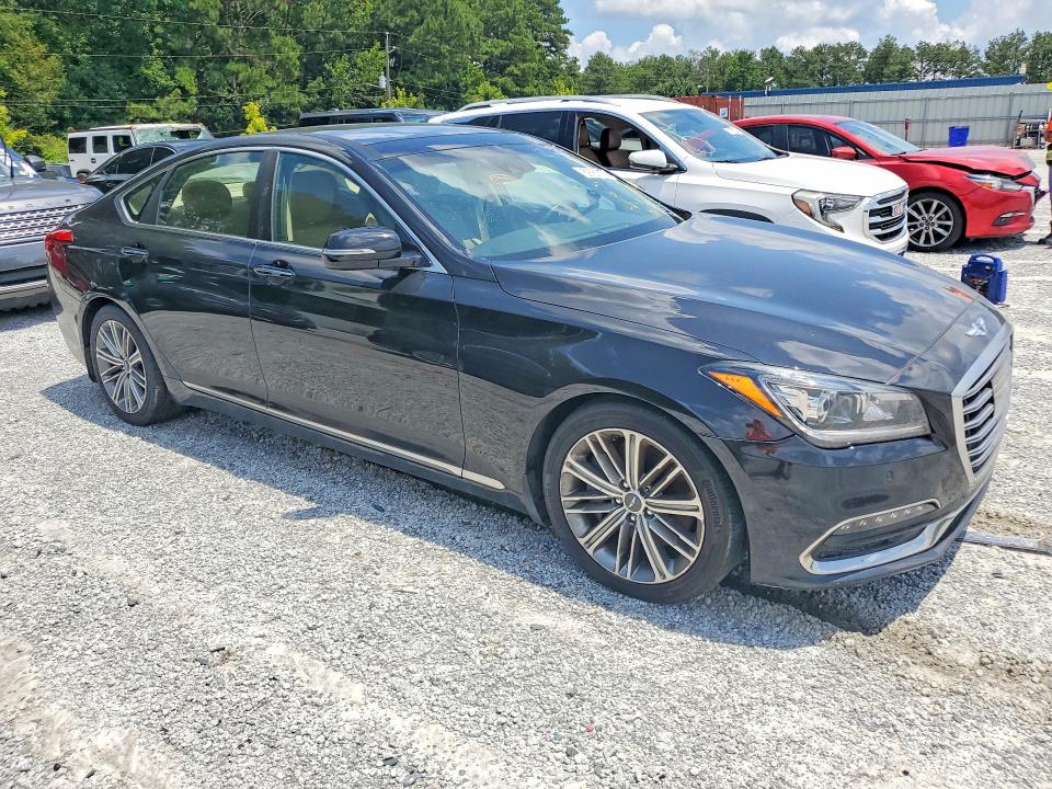 2018 Genesis G80 VIN KMHGN4JE7JU271001 COPART salvage auction — MECHANICAL, Ga - Certificate Of Title, sold $3,300 on 2026-07-29 (photo 4)
