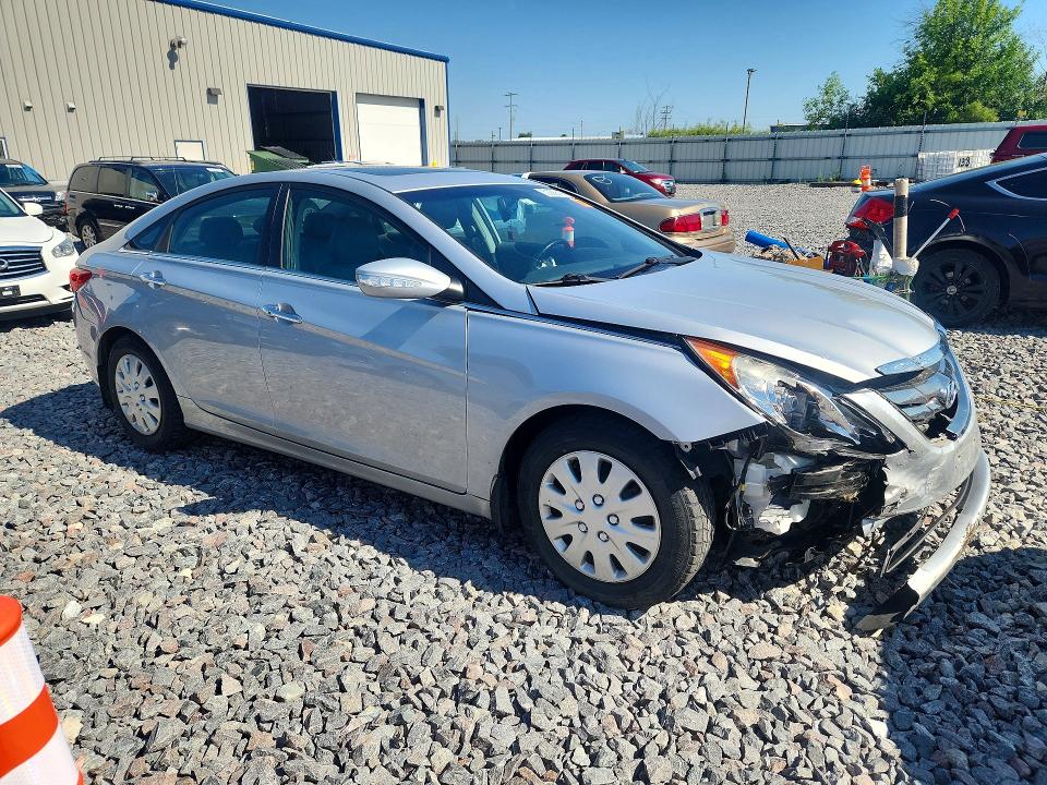 2011 Hyundai Sonata VIN 5NPEC4AC2BH122538 COPART salvage auction — FRONT END, WI - JUNKED VEHICLE BILL OF SALE, sold $275 on 2026-07-20 (photo 4)