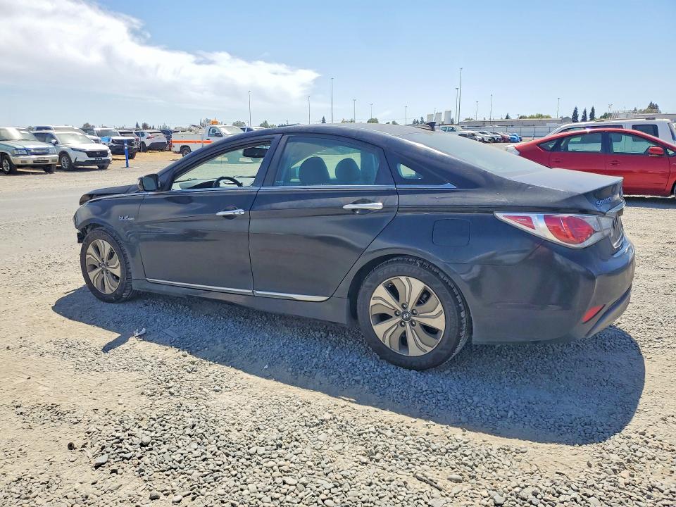 2013 Hyundai Sonata VIN KMHEC4A44DA100989 COPART salvage auction — FRONT END, Ca - Salvage Certificate, sold $300 on 2026-07-09 (photo 2)