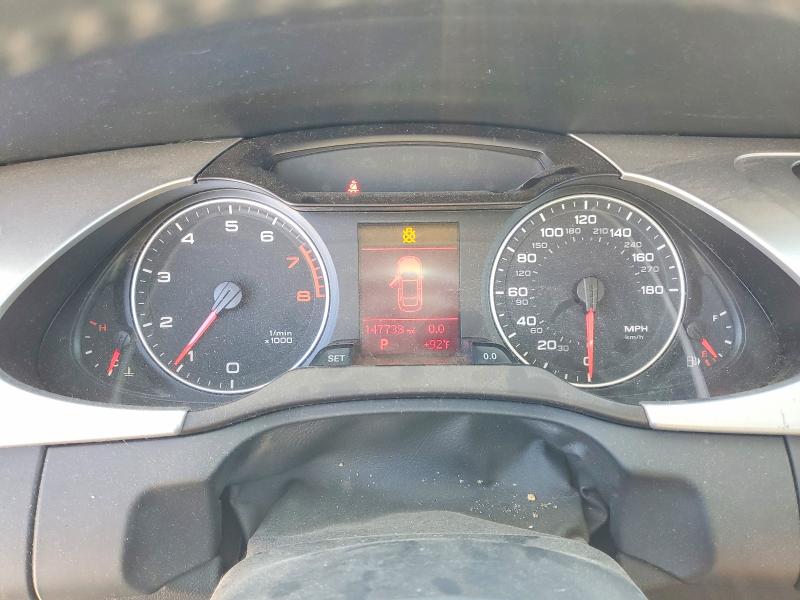 2011 Audi A4 VIN WAUAFAFLXBN001282 COPART salvage auction — FRONT END, Ca - Salvage Certificate, sold $800 on 2026-07-17 (photo 9)