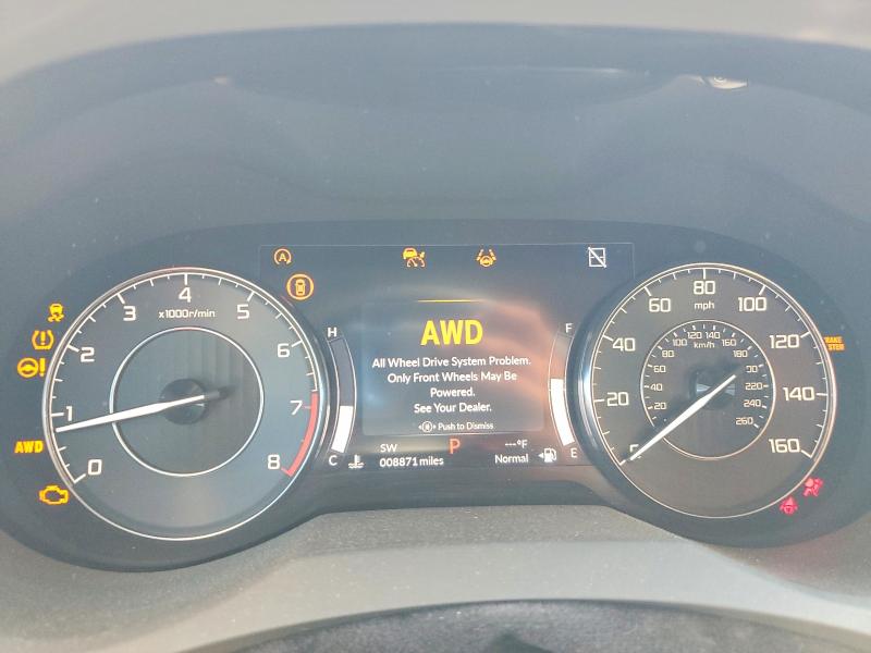 2024 Acura Rdx VIN 5J8TC2H51RL036972 COPART salvage auction — FRONT END, Sc - Cert Of Title-Salvage, sold $10,500 on 2026-08-19 (photo 9)