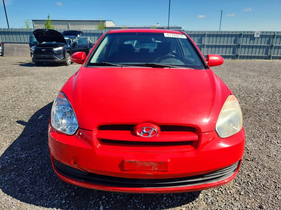 2007 Hyundai Accent VIN KMHCN35C37U005792 COPART salvage auction — FRONT END, ON - PERMIT NO BRAND - UNFIT, sold $275 on 2026-07-28 (photo 5)
