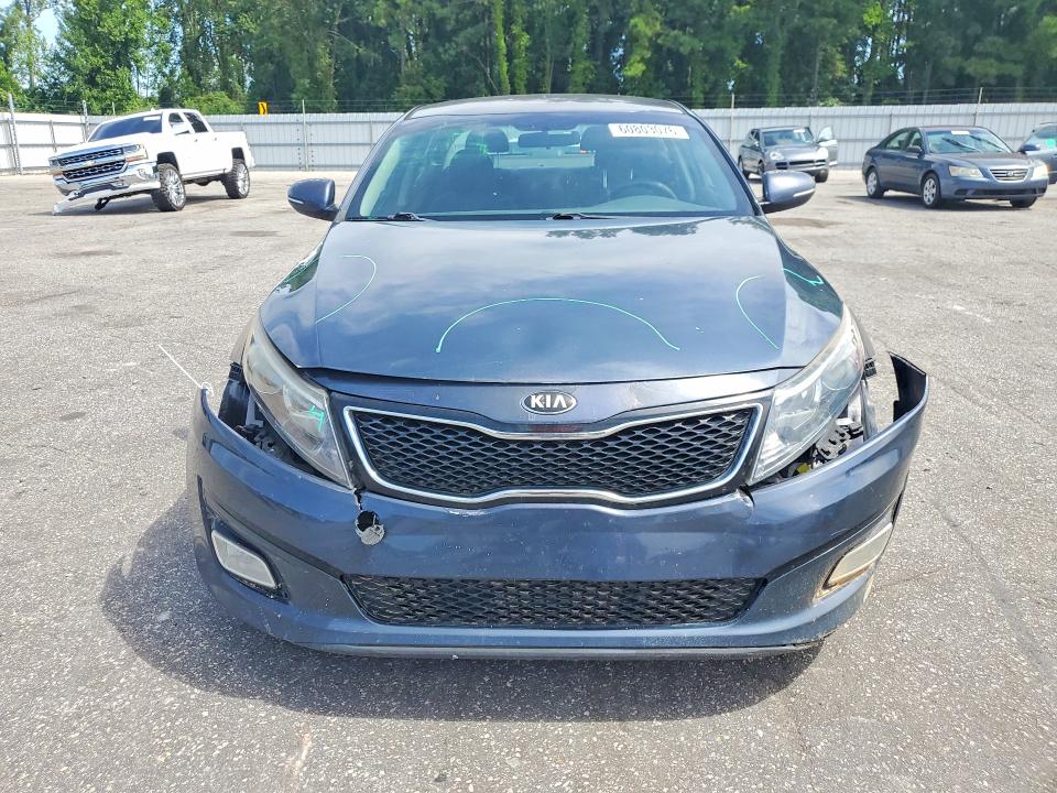 2015 Kia Optima VIN KNAGM4A7XF5608266 COPART salvage auction — FRONT END, Nc - Salvage Certificate Of Title, sold $350 on 2026-07-28 (photo 5)