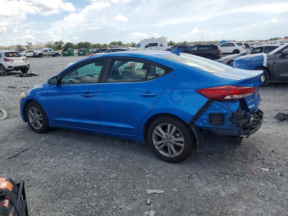 2018 Hyundai Elantra VIN KMHD84LF6JU473831 COPART salvage auction — REAR END, FL - CERTIFICATE OF TITLE, sold $725 on 2026-07-28 (photo 2)