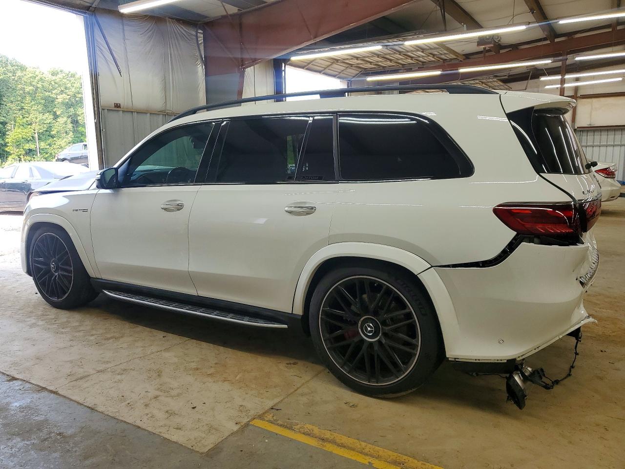 2025 Mercedes-Benz GLS-Class VIN 4JGFF8KE4SB300501 COPART salvage auction — Front End, NC - SALVAGE CERTIFICATE OF TITLE, sold $60,000 on 2026-08-19 (photo 2)