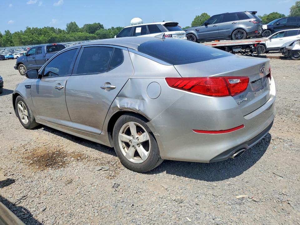 2015 Kia Optima VIN KNAGM4A73F5574476 COPART salvage auction — REAR END, Nj - Cert Of Title-Salvage, sold $600 on 2026-07-14 (photo 2)