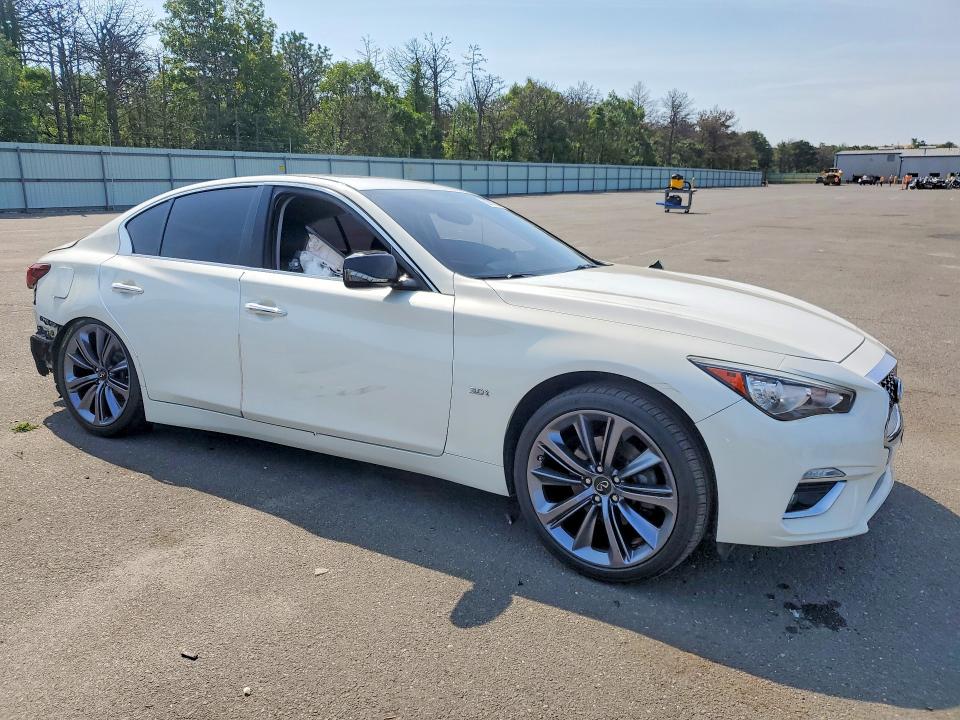 2018 Infiniti Q50 VIN JN1EV7AR7JM441621 COPART salvage auction — REAR END, Salvage Title, sold $1,650 on 2026-07-22 (photo 4)