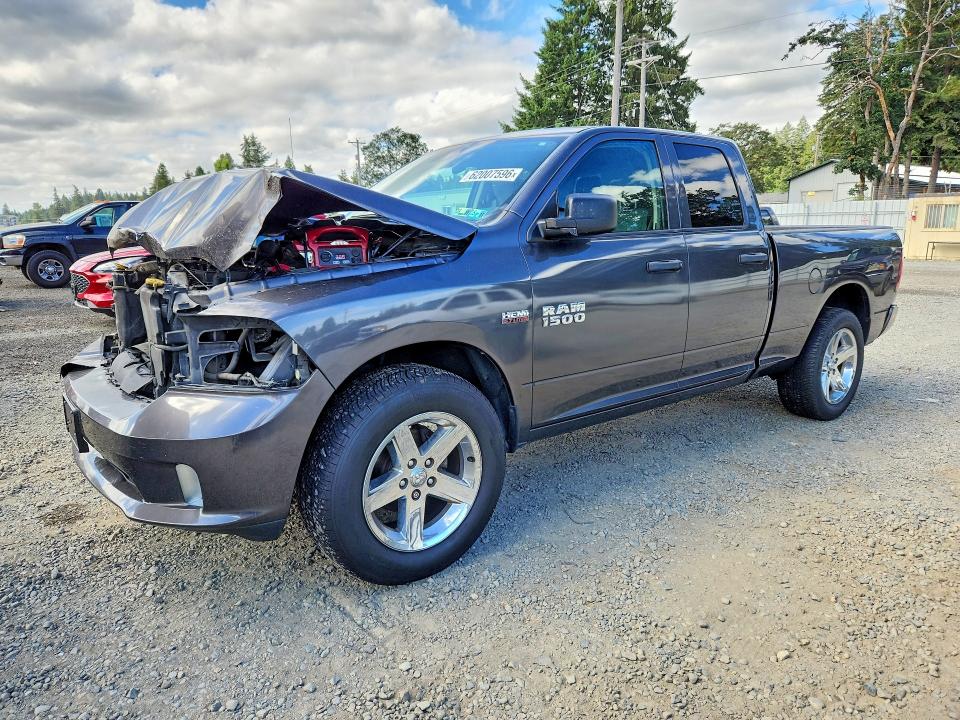 2018 Ram 1500 VIN 1C6RR7FT1JS190900 COPART salvage auction — FRONT END, Wa - Bill Of Sale, sold $3,950 on 2026-07-31 (photo 1)
