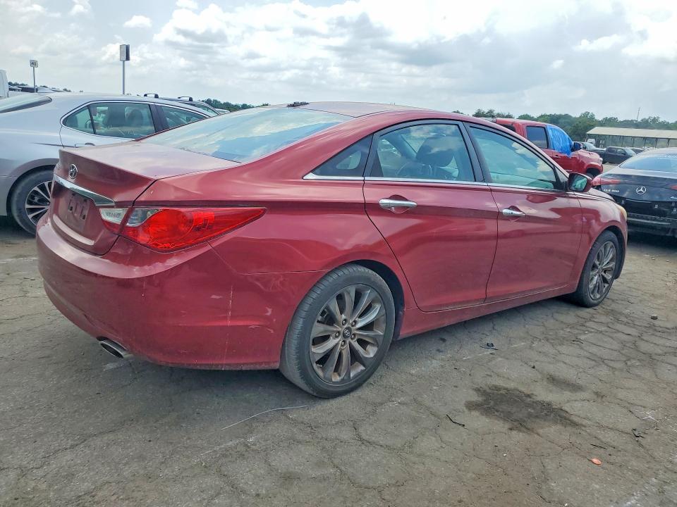 2012 Hyundai Sonata VIN 5NPEC4AC7CH326978 COPART salvage auction — FRONT END, Ga - Certificate Of Title, sold $550 on 2026-07-07 (photo 3)