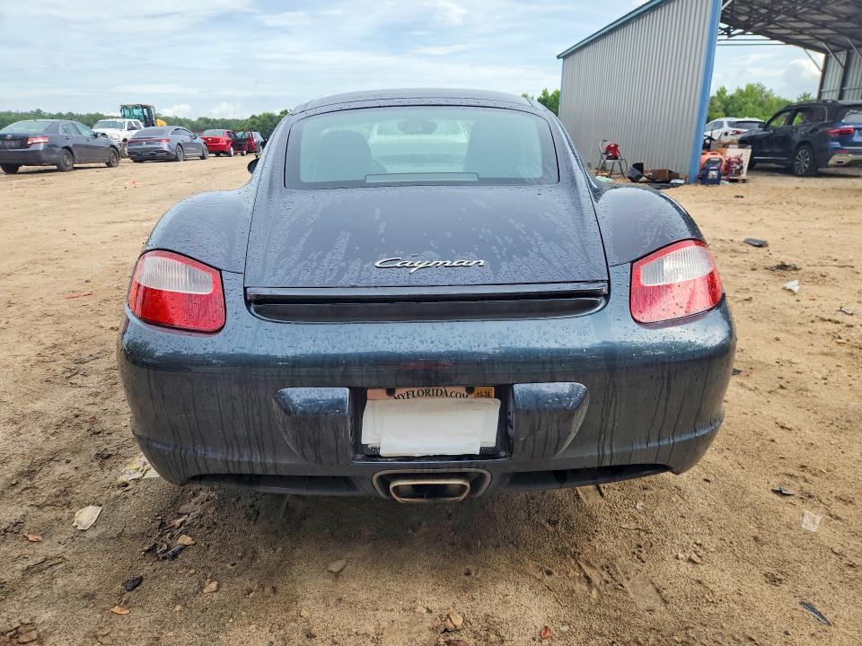 2007 Porsche Cayman VIN WP0AA29817U762858 COPART salvage auction — FRONT END, Fl - Cert Of Title Slvg Rebuildable, sold $4,300 on 2026-08-07 (photo 6)