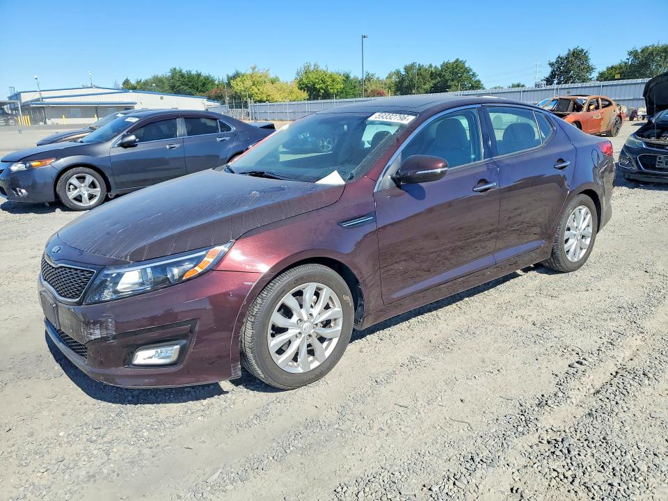 2014 Kia VIN 5XXGN4A79EG311435 COPART salvage auction — FRONT END, Ca - Salvage Certificate, sold $1,950 on 2026-07-14 (photo 1)