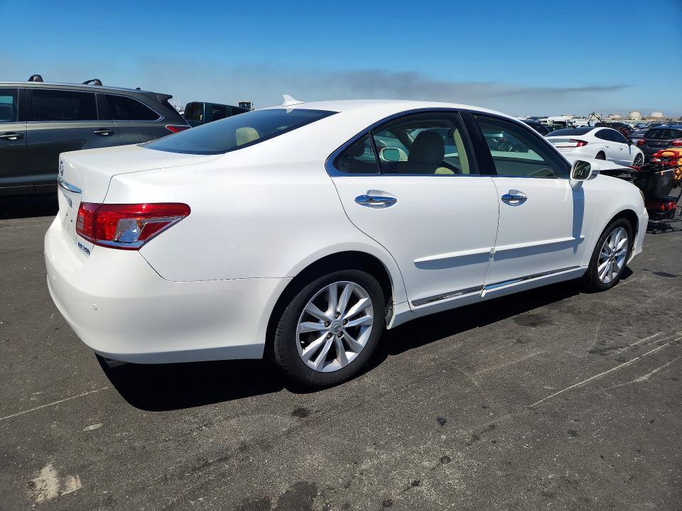 2012 Lexus ES VIN JTHBK1EGXC2507140 COPART salvage auction — FRONT END, Ca - Salvage Certificate, sold $1,750 on 2026-07-22 (photo 3)