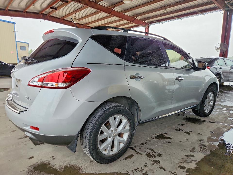 2014 Nissan Murano VIN JN8AZ1MU8EW416139 COPART salvage auction — MECHANICAL, TX - BONDED REBUILT SALVAGE, sold $200 on 2026-07-20 (photo 3)