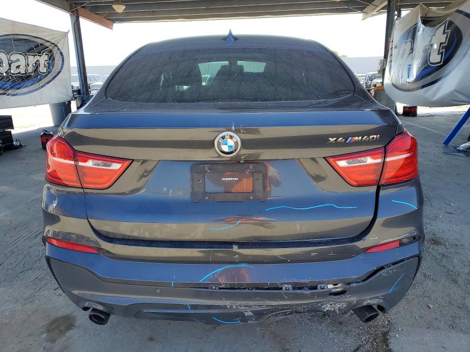 2017 BMW X4 VIN 5UXXW7C56H0U25861 COPART salvage auction — SIDE, Ca - Salvage Certificate, sold $3,800 on 2026-07-16 (photo 6)