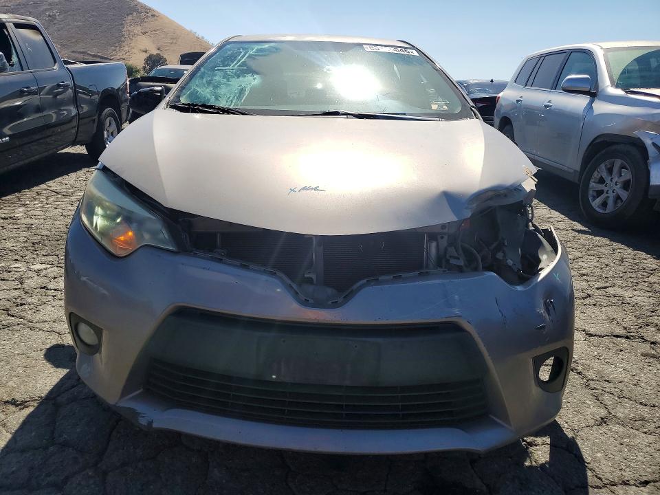 2014 Toyota Corolla VIN 5YFBURHE6EP123980 COPART salvage auction — FRONT END, CA - SALVAGE CERTIFICATE, sold $2,300 on 2026-07-23 (photo 5)