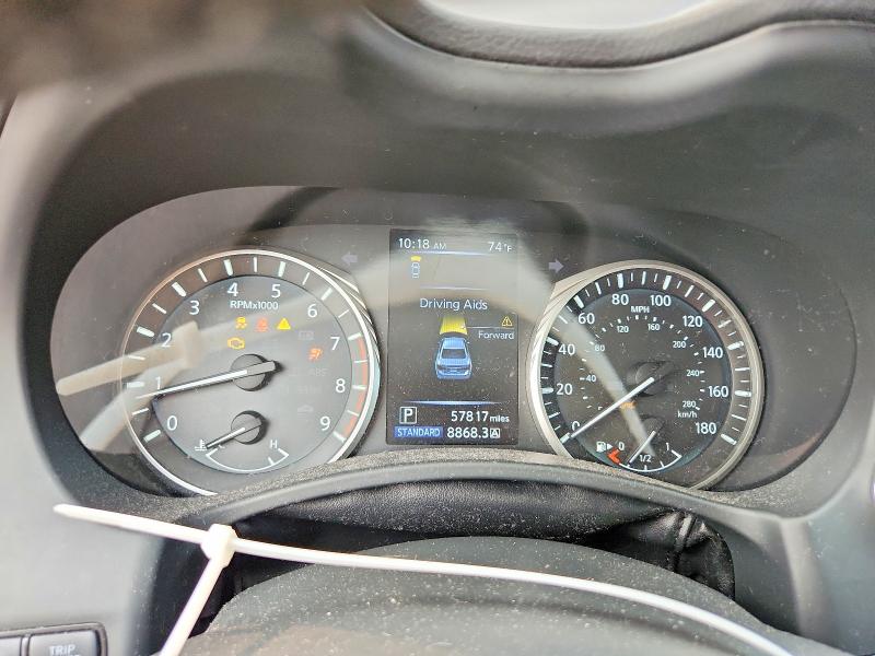 2019 Infiniti Q50 VIN JN1EV7AR7KM591973 COPART salvage auction — REAR END, Ct - Cert Of Title-Salvage, sold $1,300 on 2026-07-28 (photo 9)