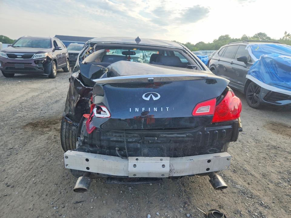 2012 Infiniti G25 VIN JN1DV6ARXCM861186 COPART salvage auction — ALL OVER, MA - CERT OF TITLE-RECONSTRCTD COLL, sold $125 on 2026-07-22 (photo 6)