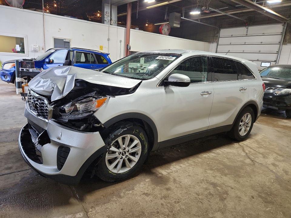 2020 Kia Sorento VIN 5XYPG4A50LG668438 COPART salvage auction — FRONT END, Mn - Cert Of Title-Salvage, sold $1,350 on 2026-07-28 (photo 1)