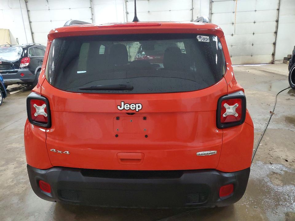 2021 Jeep Renegade VIN ZACNJDBB9MPN36063 COPART salvage auction — FRONT END, Mi - Certificate Of Title, sold $2,450 on 2026-08-19 (photo 6)