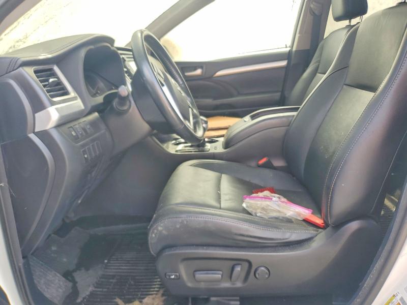 2017 Toyota Highlander VIN 5TDKZRFH8HS187819 COPART salvage auction — BURN, Tn - Salvage Certificate, sold $175 on 2026-07-29 (photo 7)