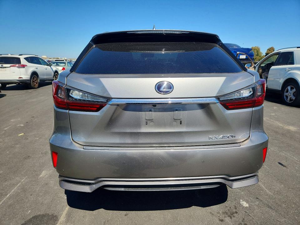 2019 Lexus Rx VIN 2T2BGMCA8KC030772 COPART salvage auction — VANDALISM, Ca - Salvage Certificate, sold $11,700 on 2026-07-27 (photo 6)