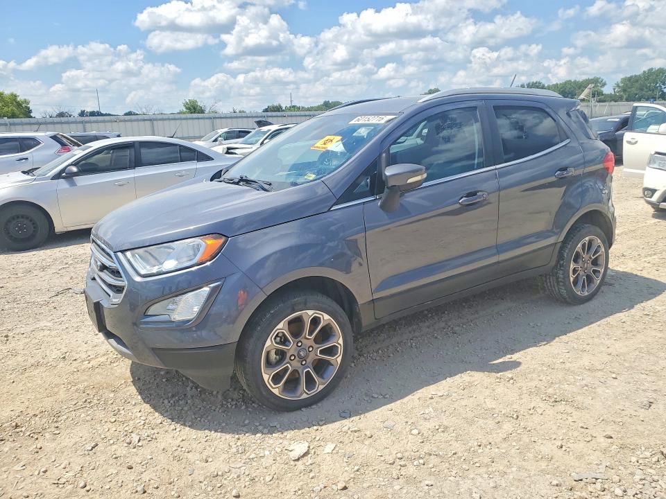 2020 Ford Ecosport VIN MAJ6S3KL5LC358250 COPART salvage auction — NORMAL WEAR, Va - Certificate Of Title, sold $1,400 on 2026-07-23 (photo 1)