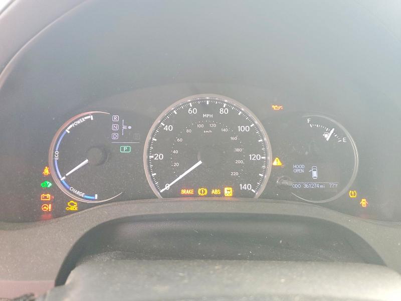 2012 Lexus VIN JTHKD5BHXC2068049 COPART salvage auction — MINOR DENT/SCRATCHES, Ga - Certificate Of Title, sold $1,950 on 2026-07-09 (photo 9)