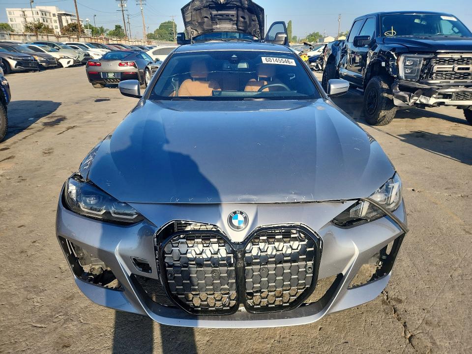 2025 BMW 4er VIN WBA43DA07SCS49327 COPART salvage auction — FRONT END, Ca - Dis/Dlr/Exp Only Clean Title, sold $15,100 on 2026-07-13 (photo 5)