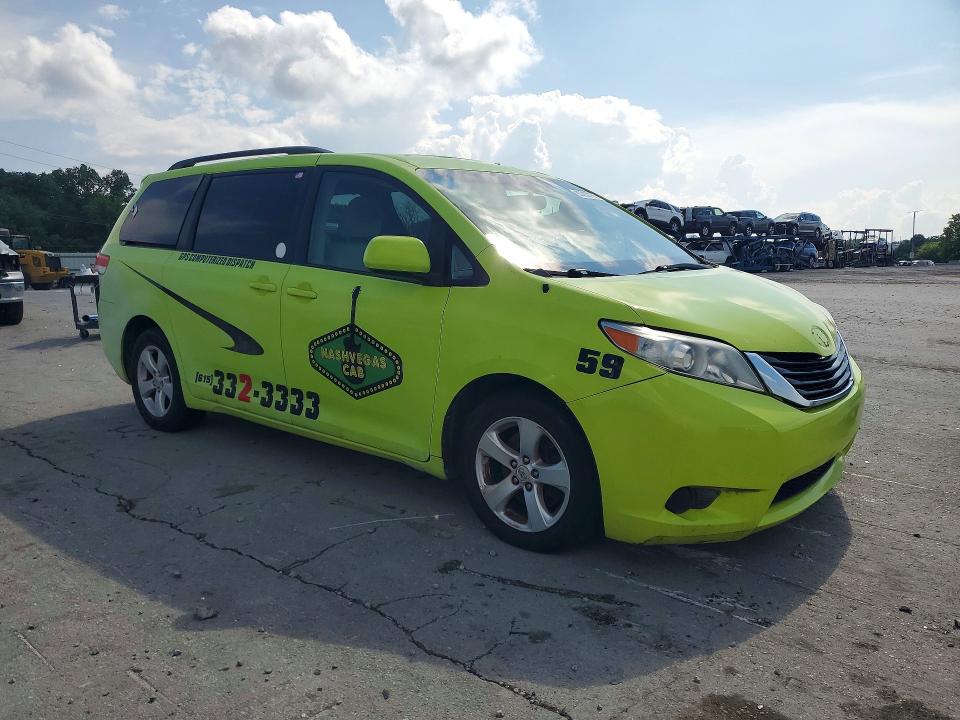 2012 Toyota Sienna VIN 5TDKK3DC3CS190757 COPART salvage auction — SIDE, Salvage Title, sold $1,200 on 2026-07-15 (photo 4)