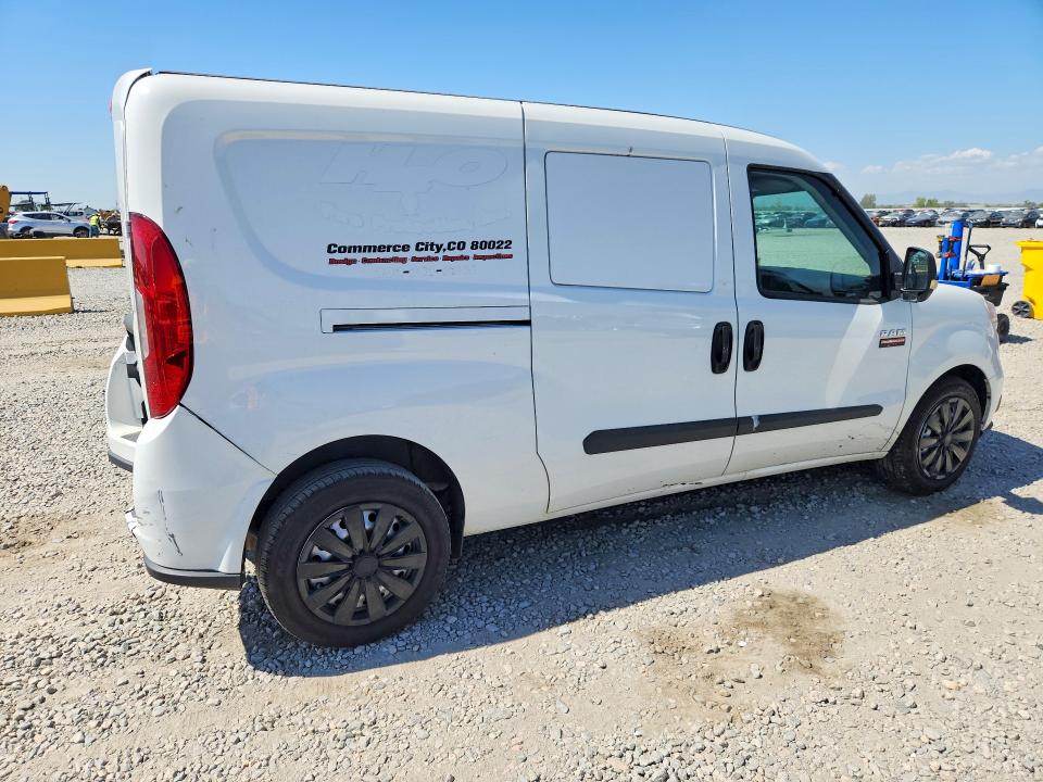 2022 Ram Promaster city VIN ZFBHRFAB7N6W99064 COPART salvage auction — REAR END, Co - Public - Salvage Title, sold $1,000 on 2026-07-28 (photo 3)