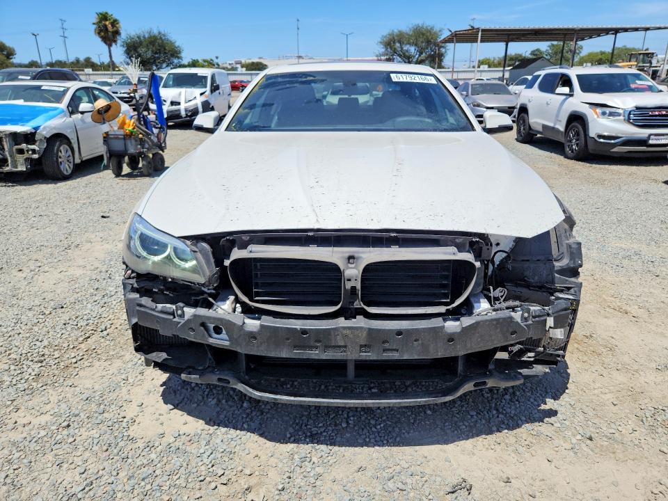 2016 BMW 5er VIN WBA5B1C5XGG553105 COPART salvage auction — FRONT END, Ca - Salvage Certificate, sold $1,600 on 2026-07-28 (photo 5)