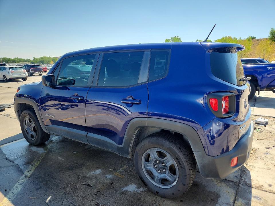 2017 Jeep Renegade VIN ZACCJBAB2HPG16021 COPART salvage auction — HAIL, Co - Certificate Of Title, sold $5,600 on 2026-08-17 (photo 2)