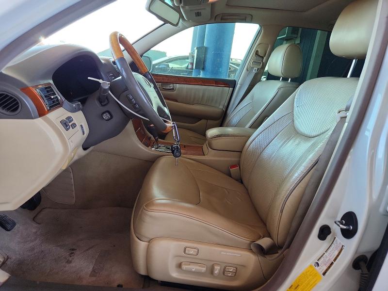 2004 Lexus Ls 430 VIN JTHBN36F140134589 COPART salvage auction — REAR END, AZ - CERT OF TITLE - SALVAGE, sold $600 on 2026-09-08 (photo 7)